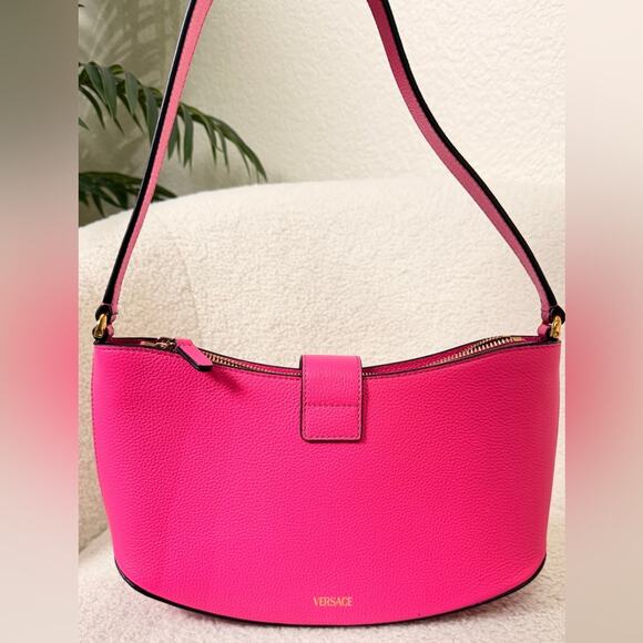 Versace leather shoulder bag pink - Picture 3 of 7